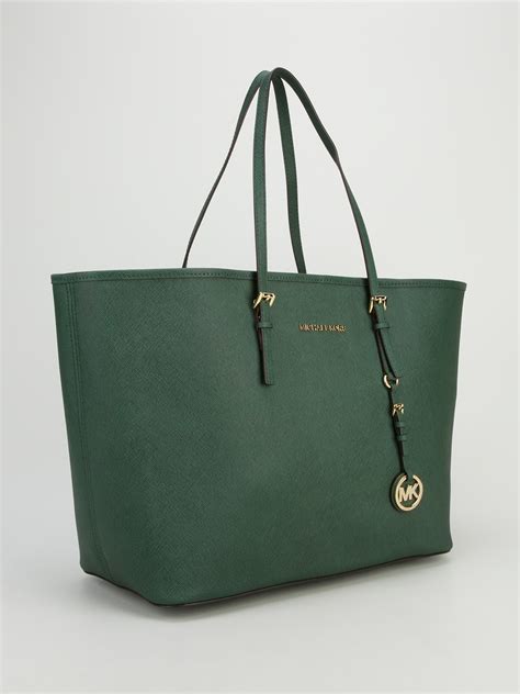 michael kors ladies green totes